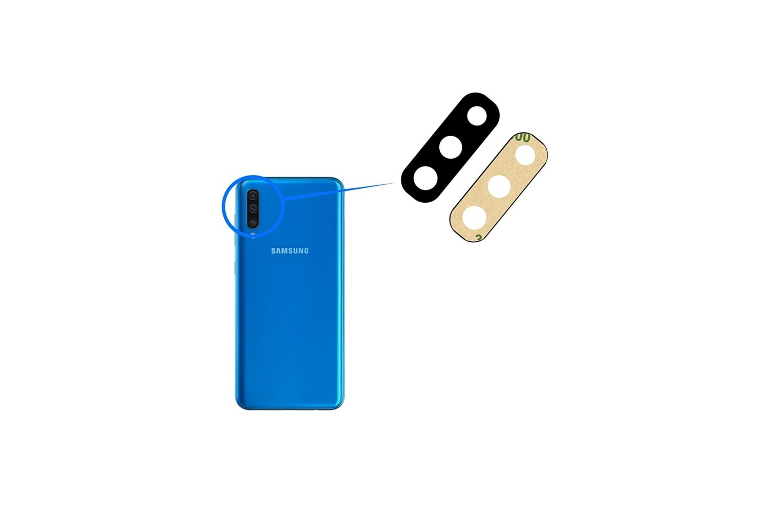 Samsung A50 A505 Kamera Camı