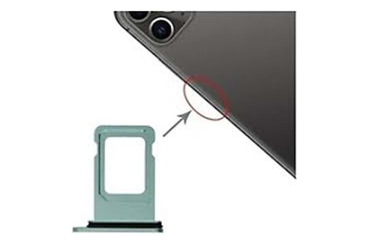 iphone 12 Sim Kart Kapağı Yeşil