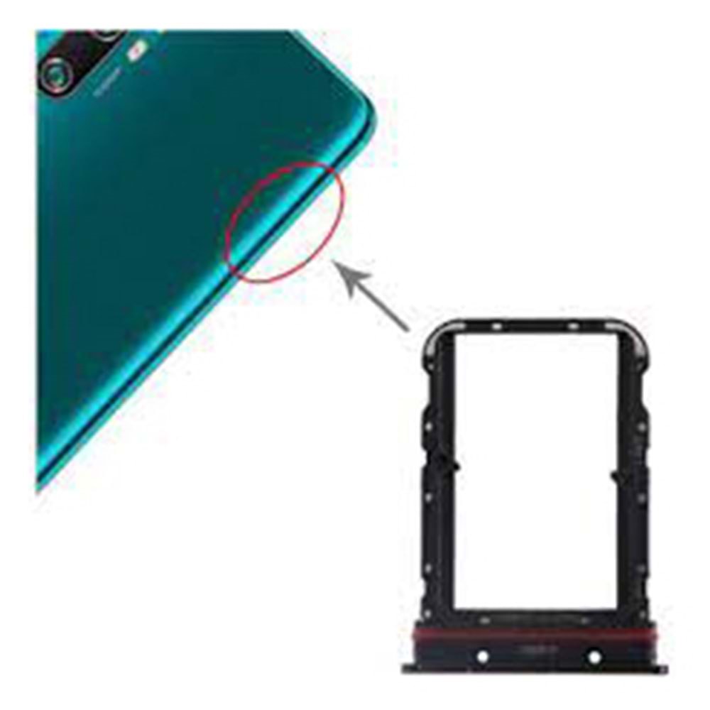 Xiaomi Redmi Note 10 Sim Kart Kapağı Siyah