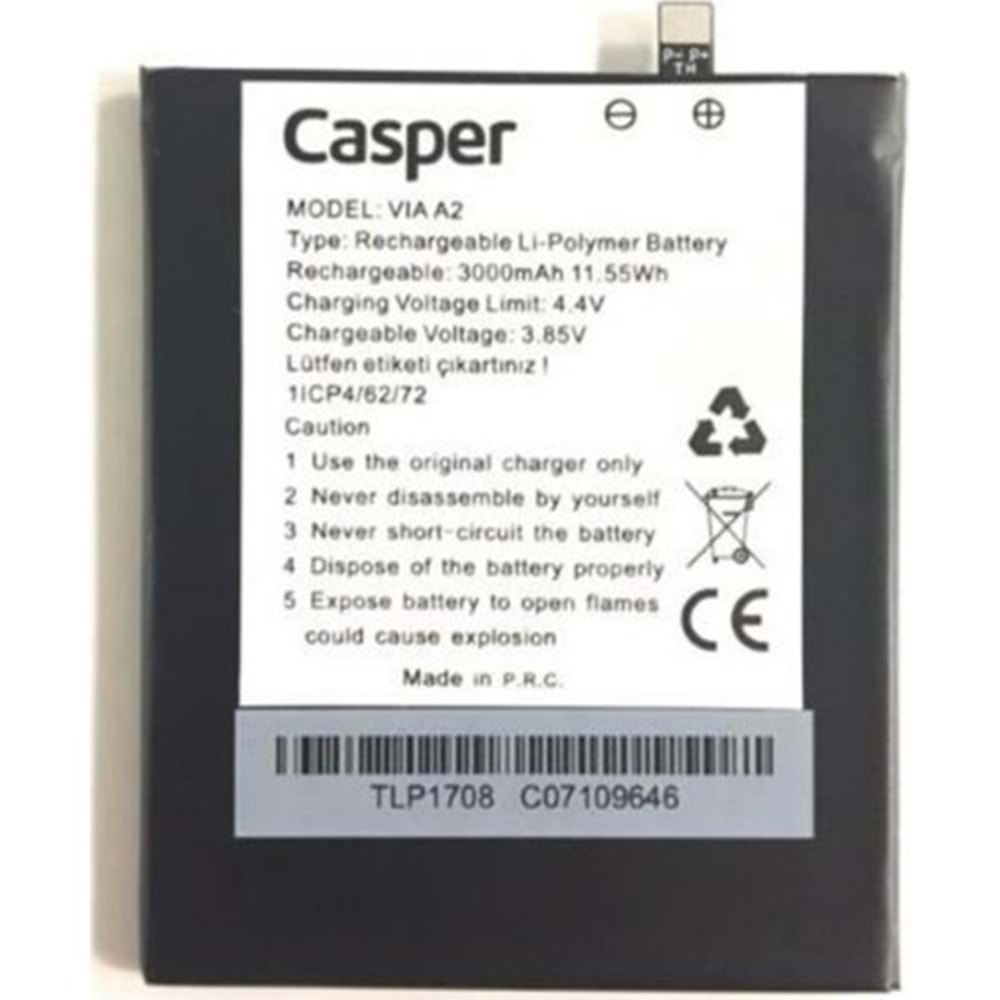 Casper Via A2 Batarya