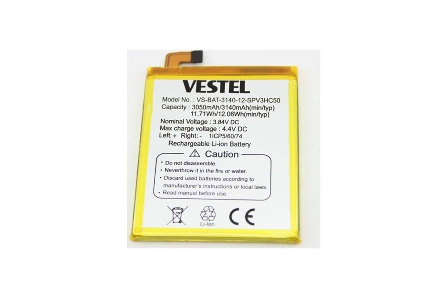 Vestel Venüs V3 5020 Batarya