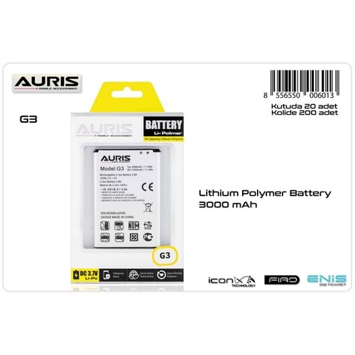 LG G3 / STYLUS 3 / V20 / BL-53YH Batarya