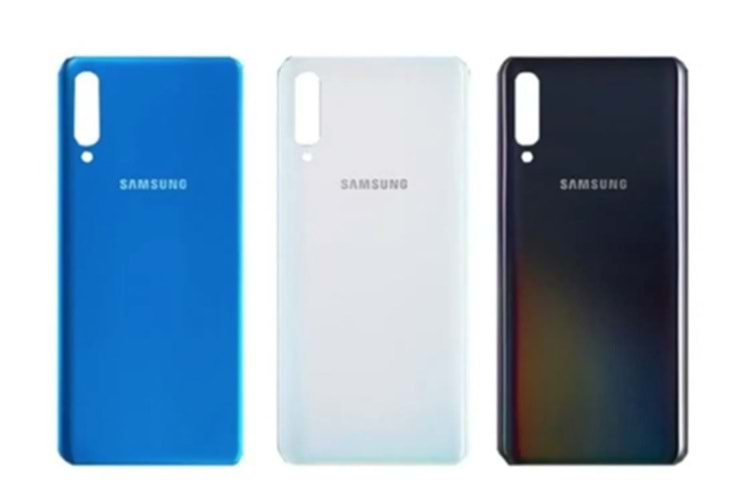 Samsung A50 Siyah Arka Kapak