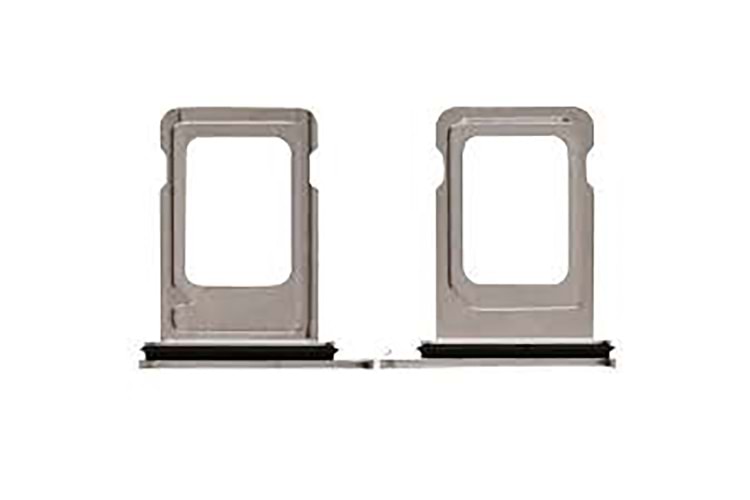 iphone 11 Pro Sim Kart Kapağı Gümüş Silver