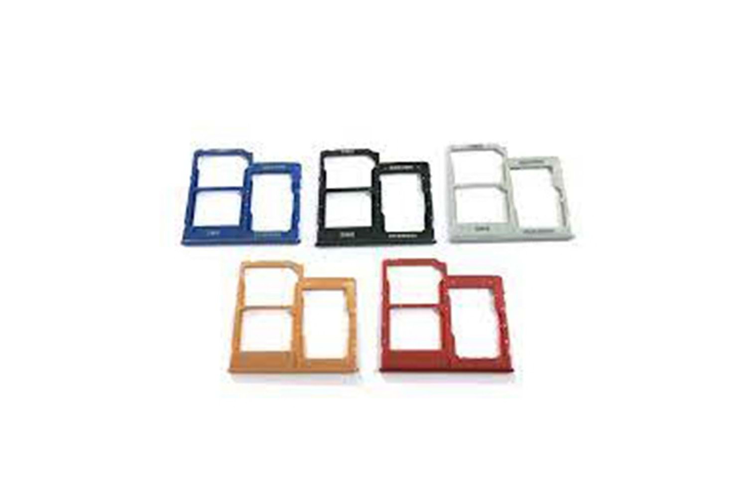 Samsung A40 A405 Sim Kart Kapağı Silver