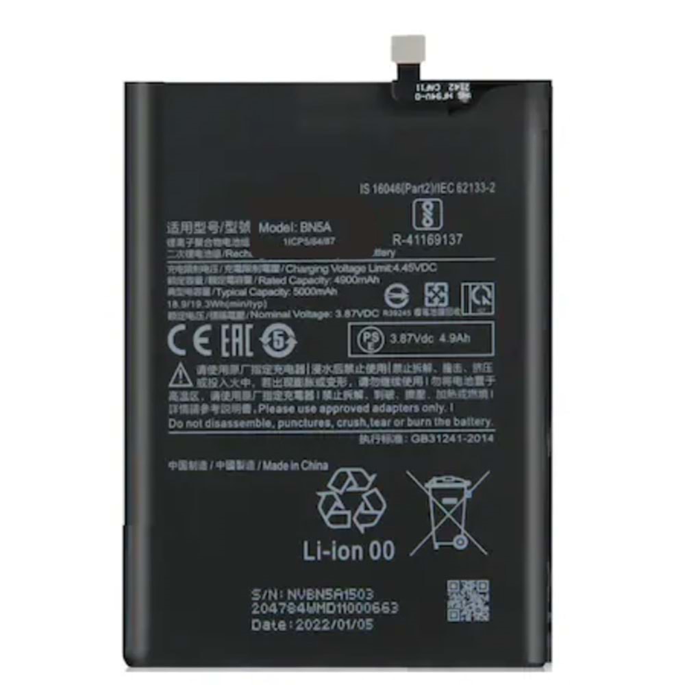 Xiaomi Note 10 5G Batarya