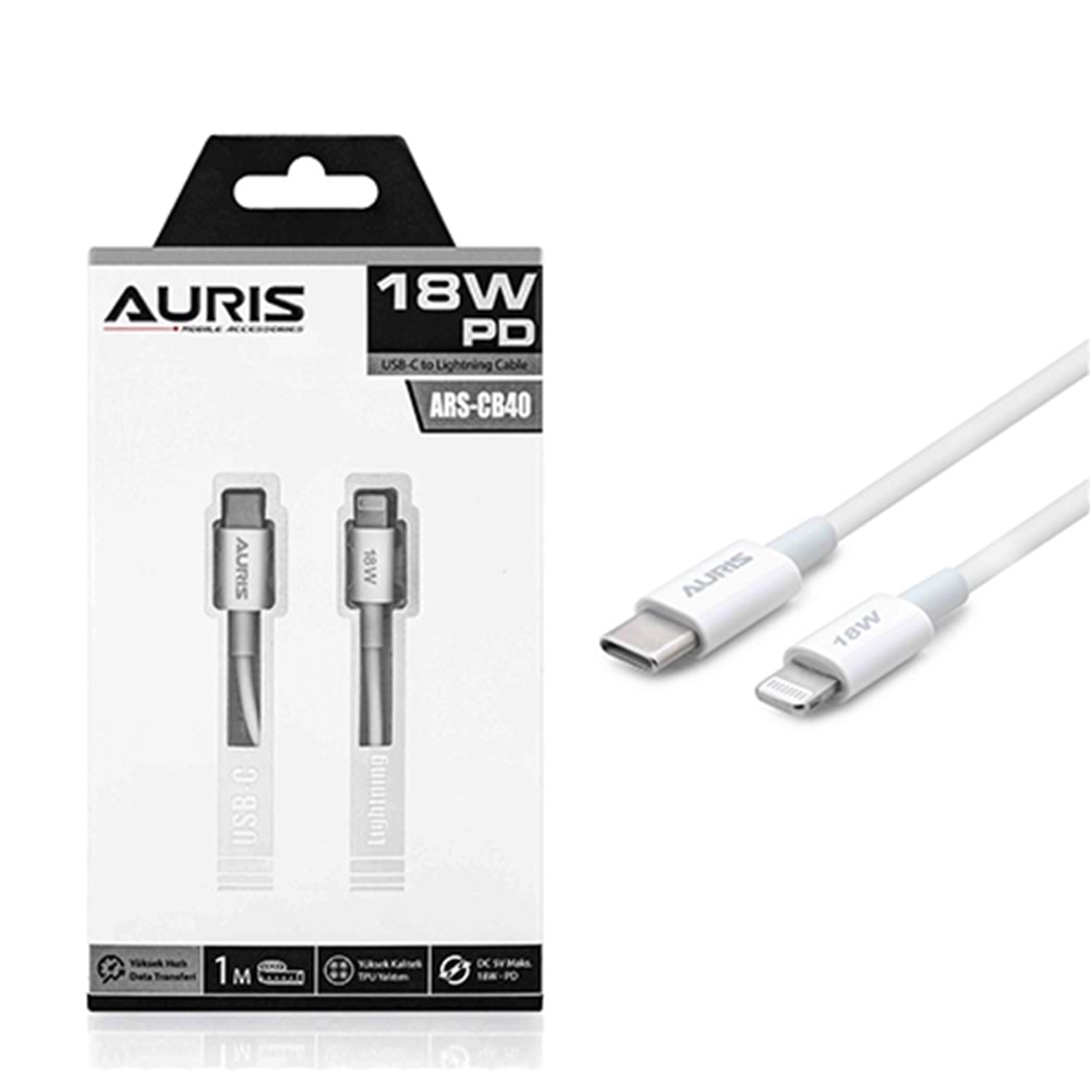 Auris ARS-CB19 PD Lightning Kablo