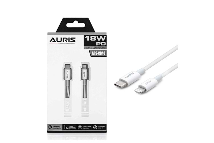 Auris ARS-CB40 PD Lightning Kablo