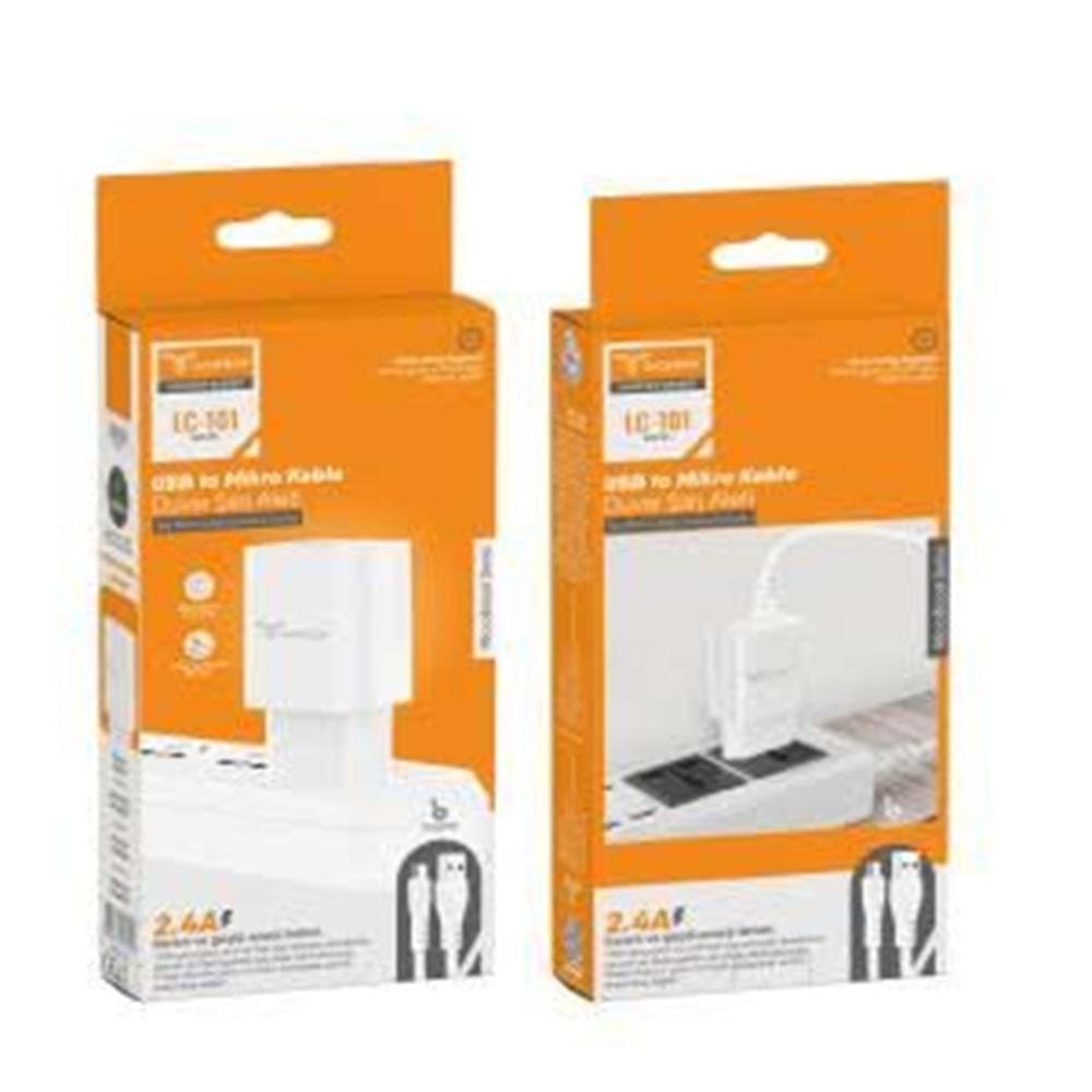 Lucatech Lc-101 2.2A Micro Duvar Şarj Aleti