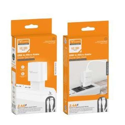 Lucatech Lc-101 2.2A Micro Duvar Şarj Aleti