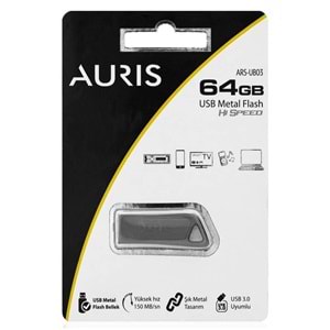 Auris 64GB Usb 3.0 Metal Flash Bellek
