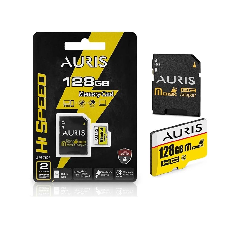 Auris 128Gb Sd Micro Hafıza Kartı