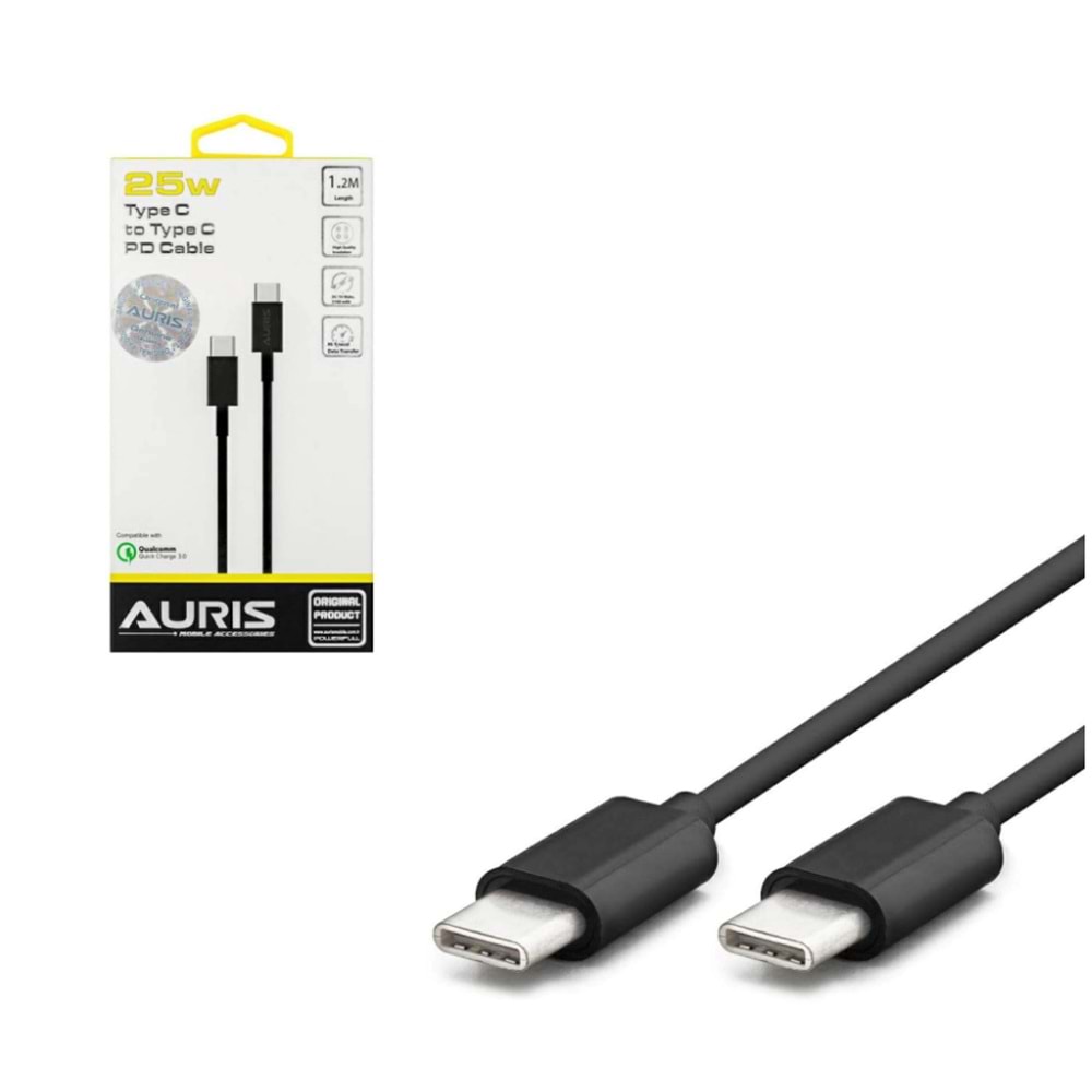 Auris Ars-Cb29 25W Type C Pd Kablo Metal