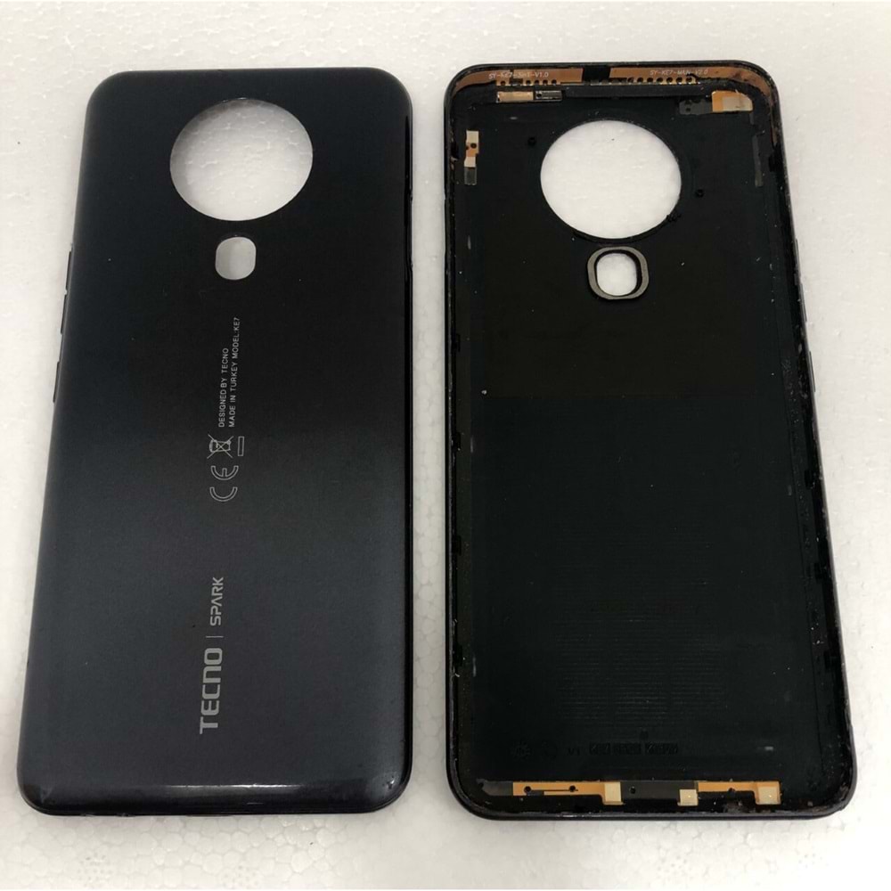 Tecno Spark 6 Siyah Arka Kapak