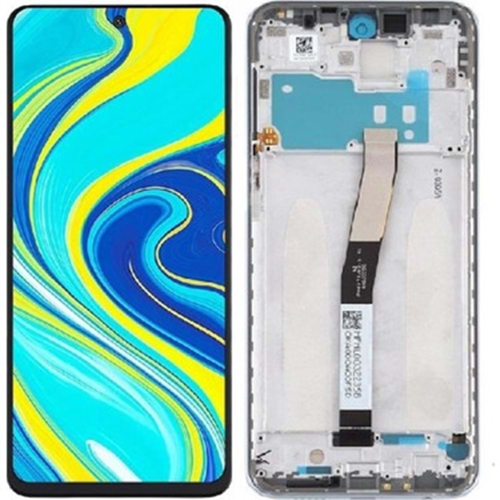 Redmi Note 9 Pro Çıtalı Ekran Mavi
