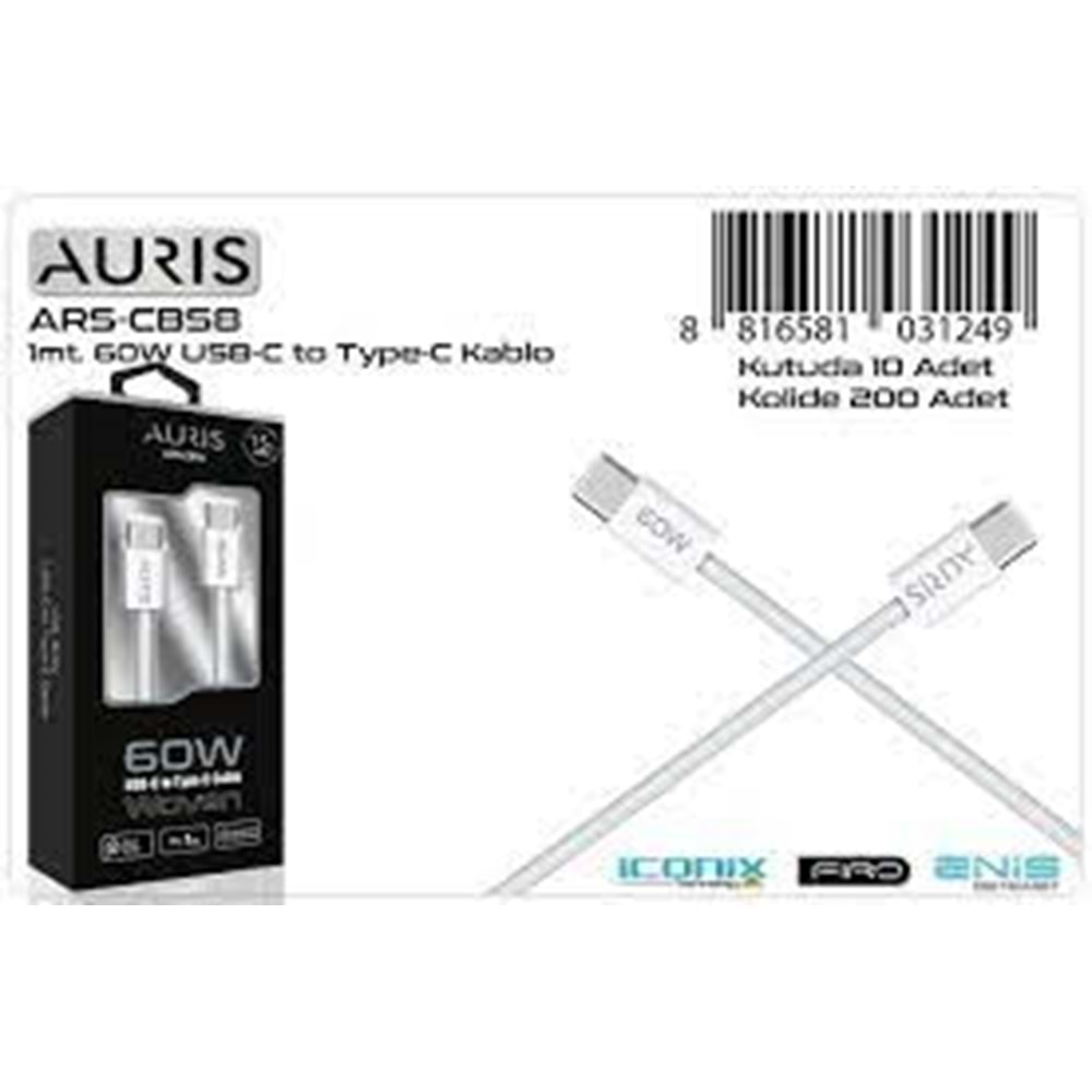 Auris Ars-Cb58 Type C Kablo