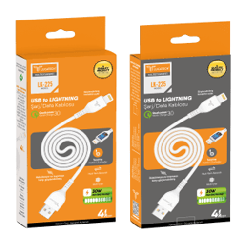 Lucatech Lk-225 Lightning Usb Şarj Kablosu