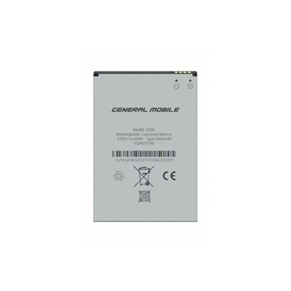 General Mobile Gm8 Go Batarya