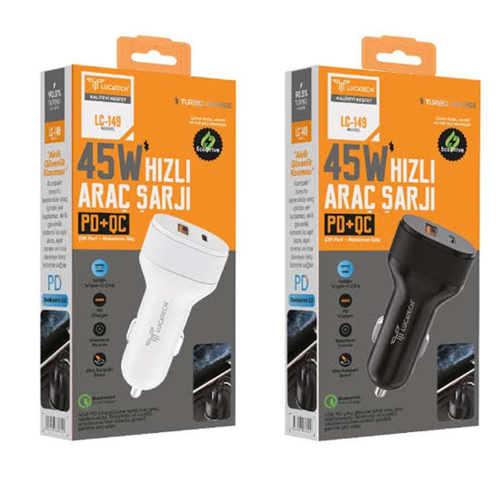 Lucatech Lc-149 Pd Girişli Metal Araç Şarjı