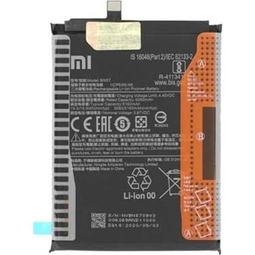 Redmi Poco X3 Bn57 Batarya