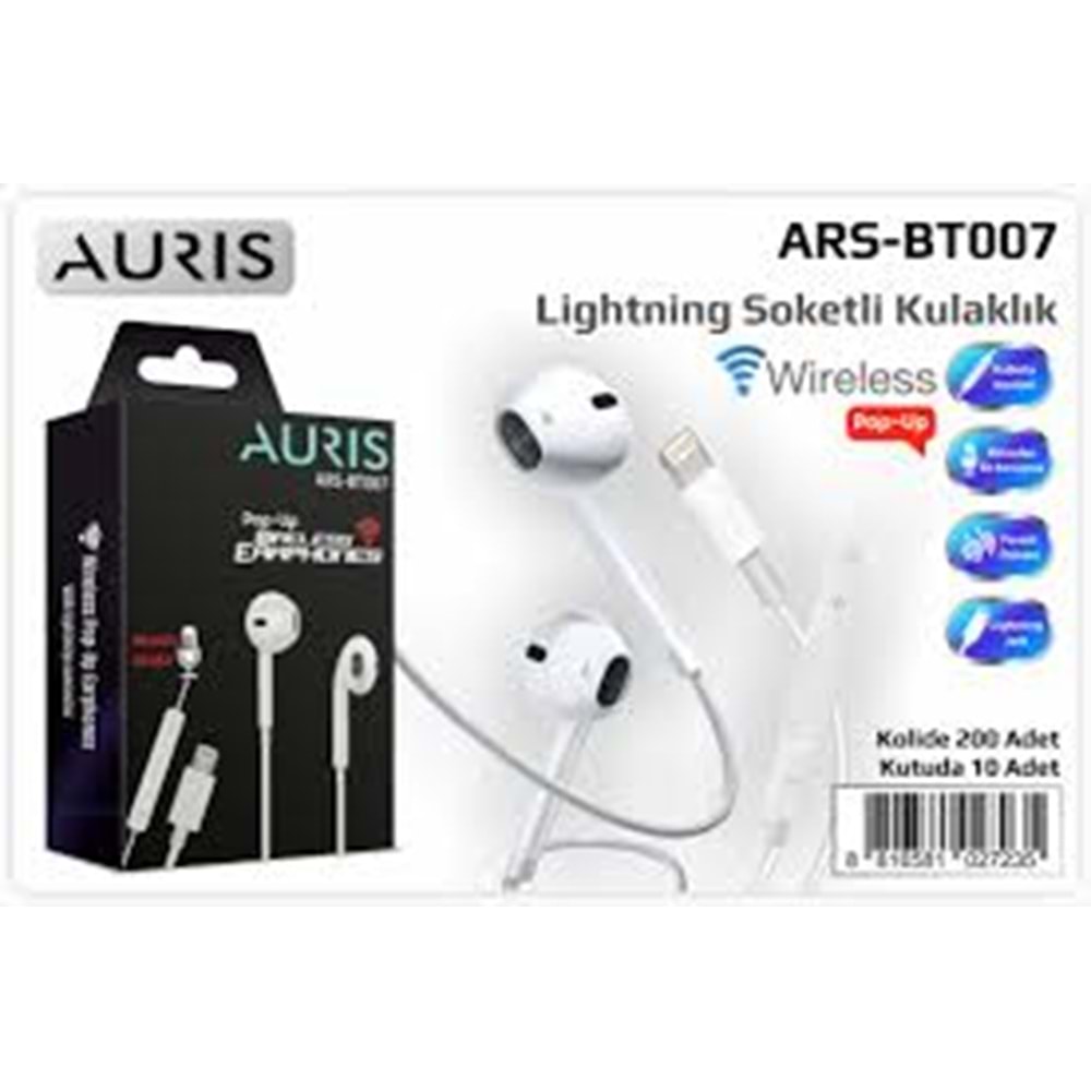 Auris BT007 Lightning Kablolu Kulaklık