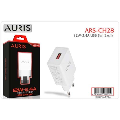 Auris Ars-Ch28 12W Usb Başlık