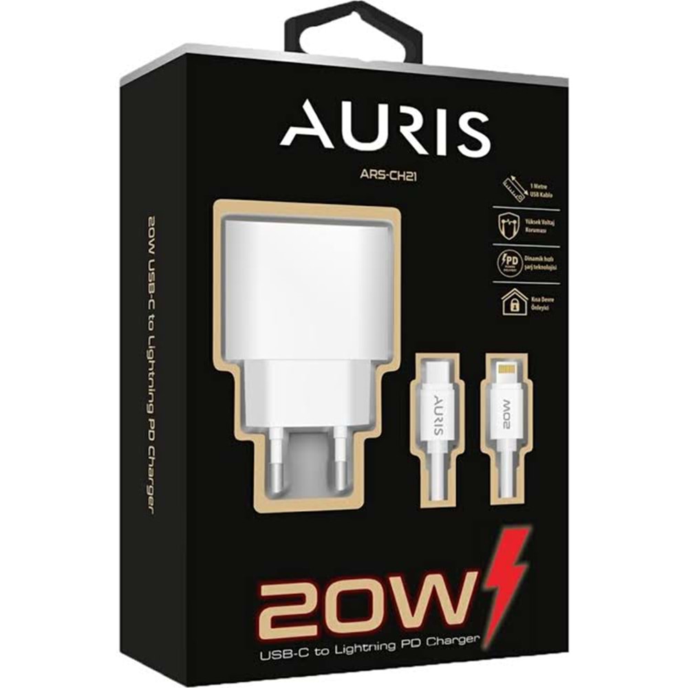 Auris Ars-Ch21 20w Lightning Şarj Set