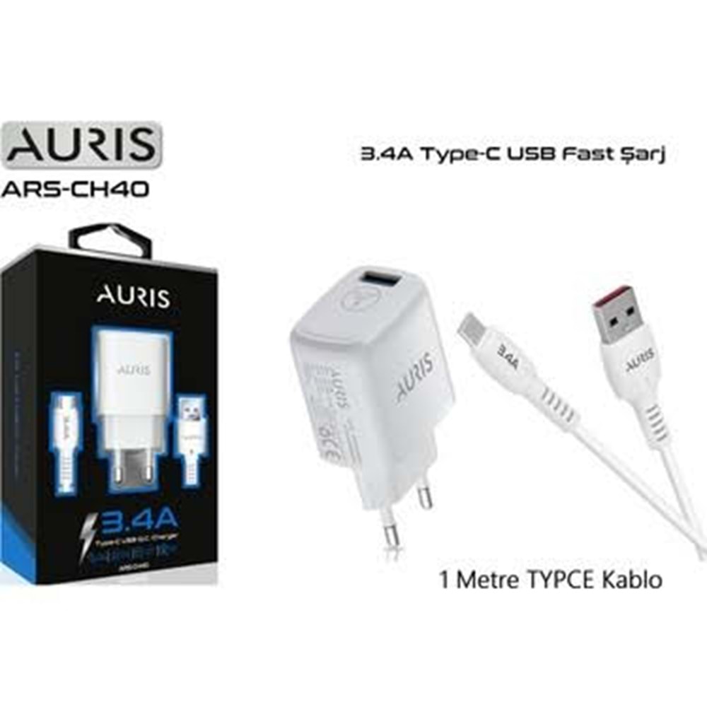 Auris Ars-Ch40 18w Typ-c Fast Şarj Set