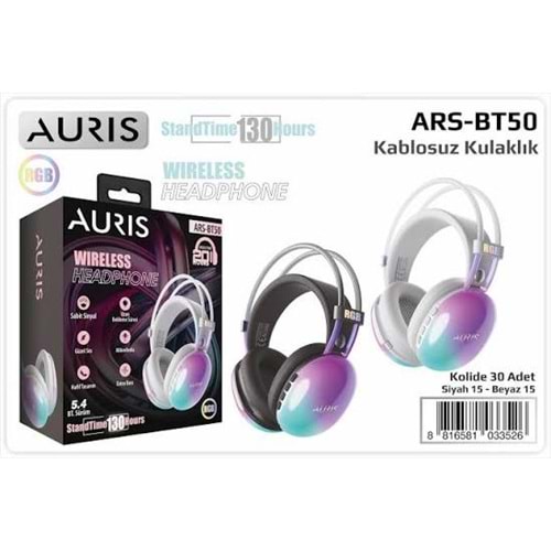 Auris BT50 Işıklı Kafa Üstü Kulaklık