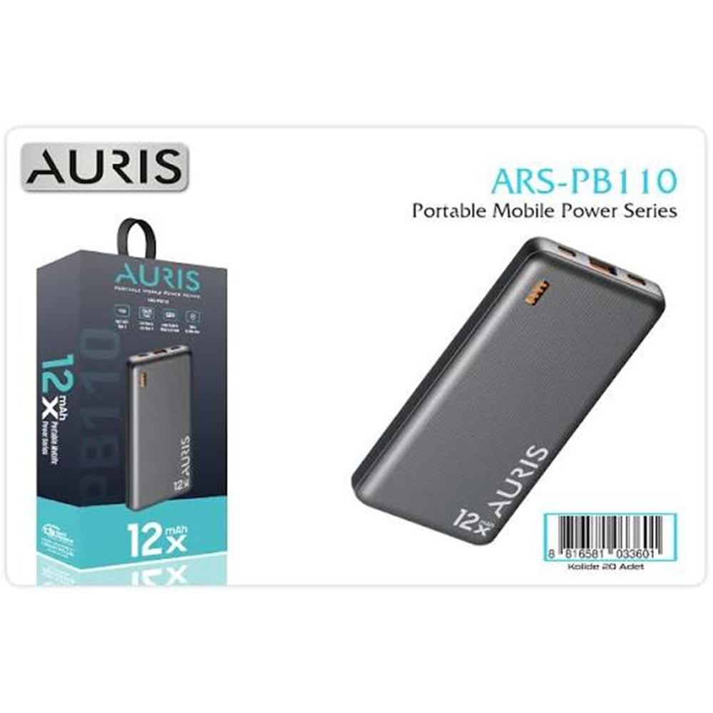 Auris PB110 Fast 12.000Mah Powerbank