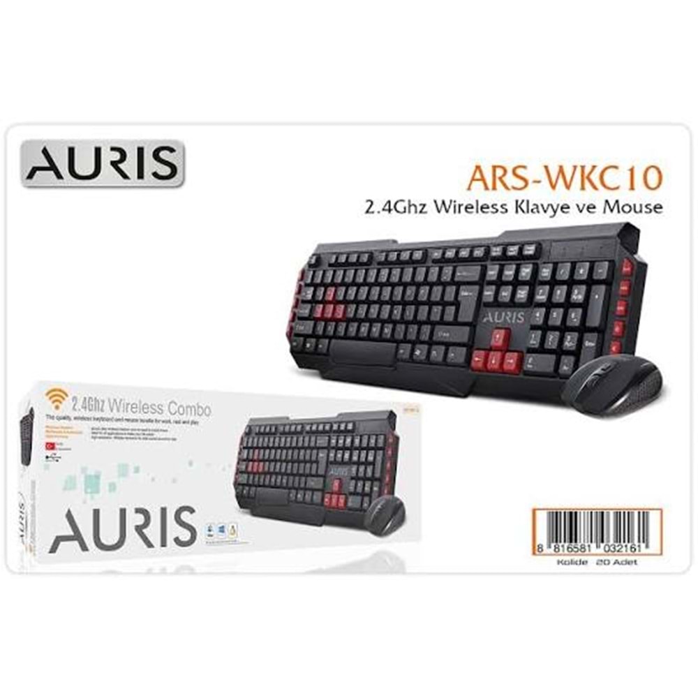 Auris WKC10 Wireless Set Klavye