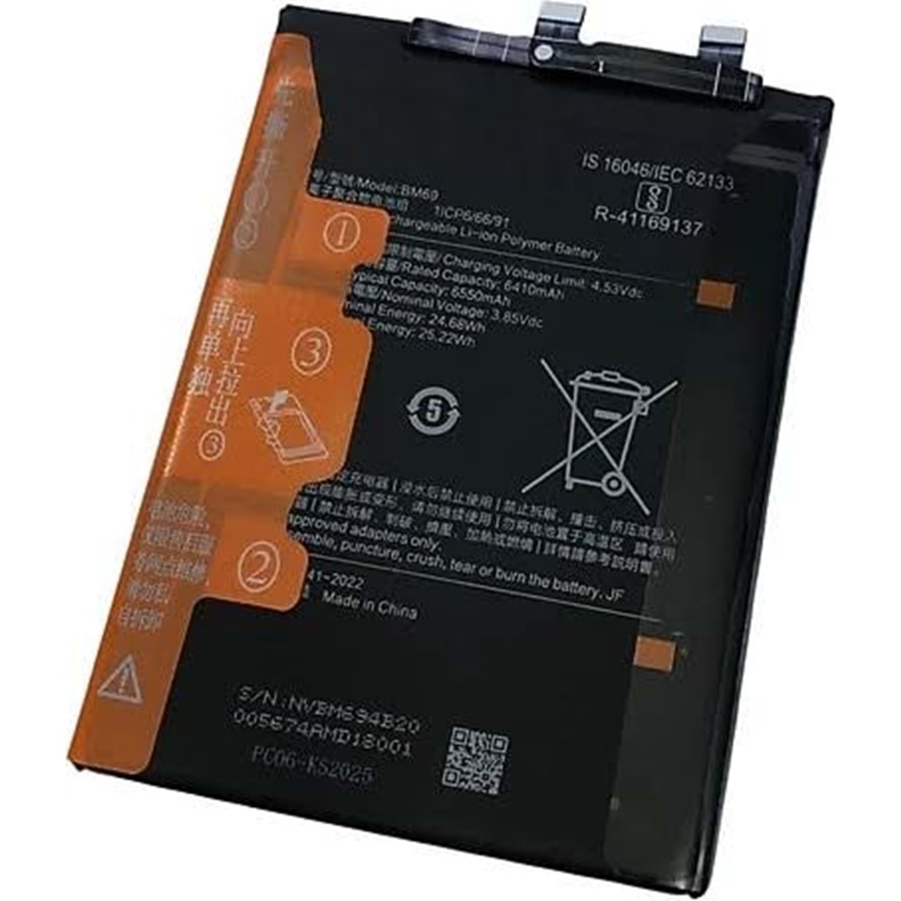 Redmi Poco X7 Pro BM69 Batarya