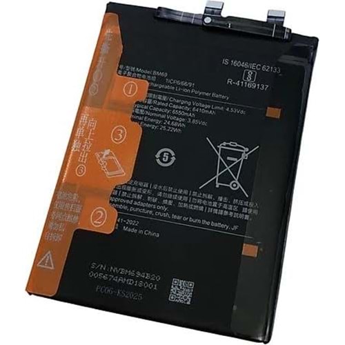 Redmi Poco X7 Pro BM69 Batarya